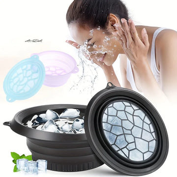 Silicone Face Ice Bath Bowl